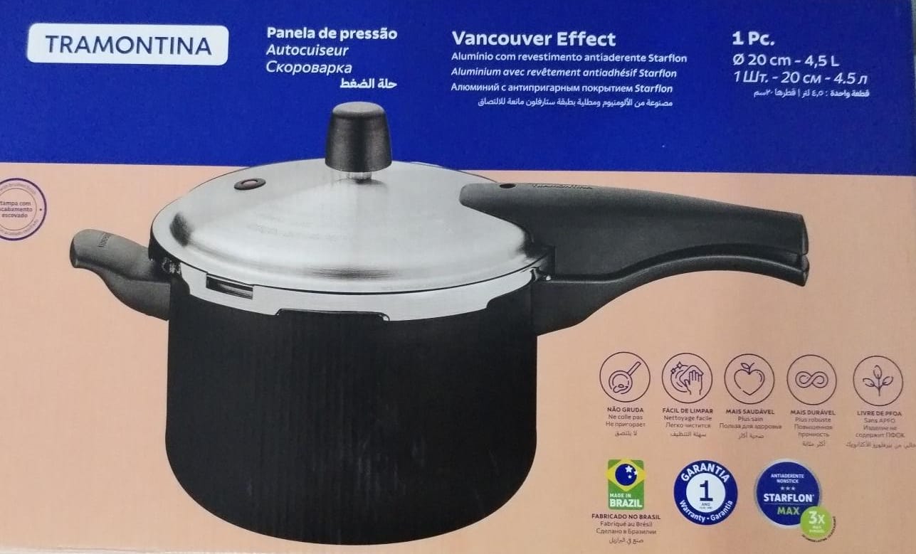 Tramontina Olla a Presion C1124 Vancouver Effect 4.5L