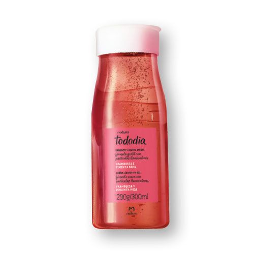 Natura Tododia Jabon Liquido Frambuesa Y Pimienta Rosa 300ml