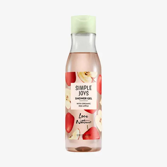 Oriflame Simple Joys Gel de Ducha con Manzana Roja Orgánico 250ml