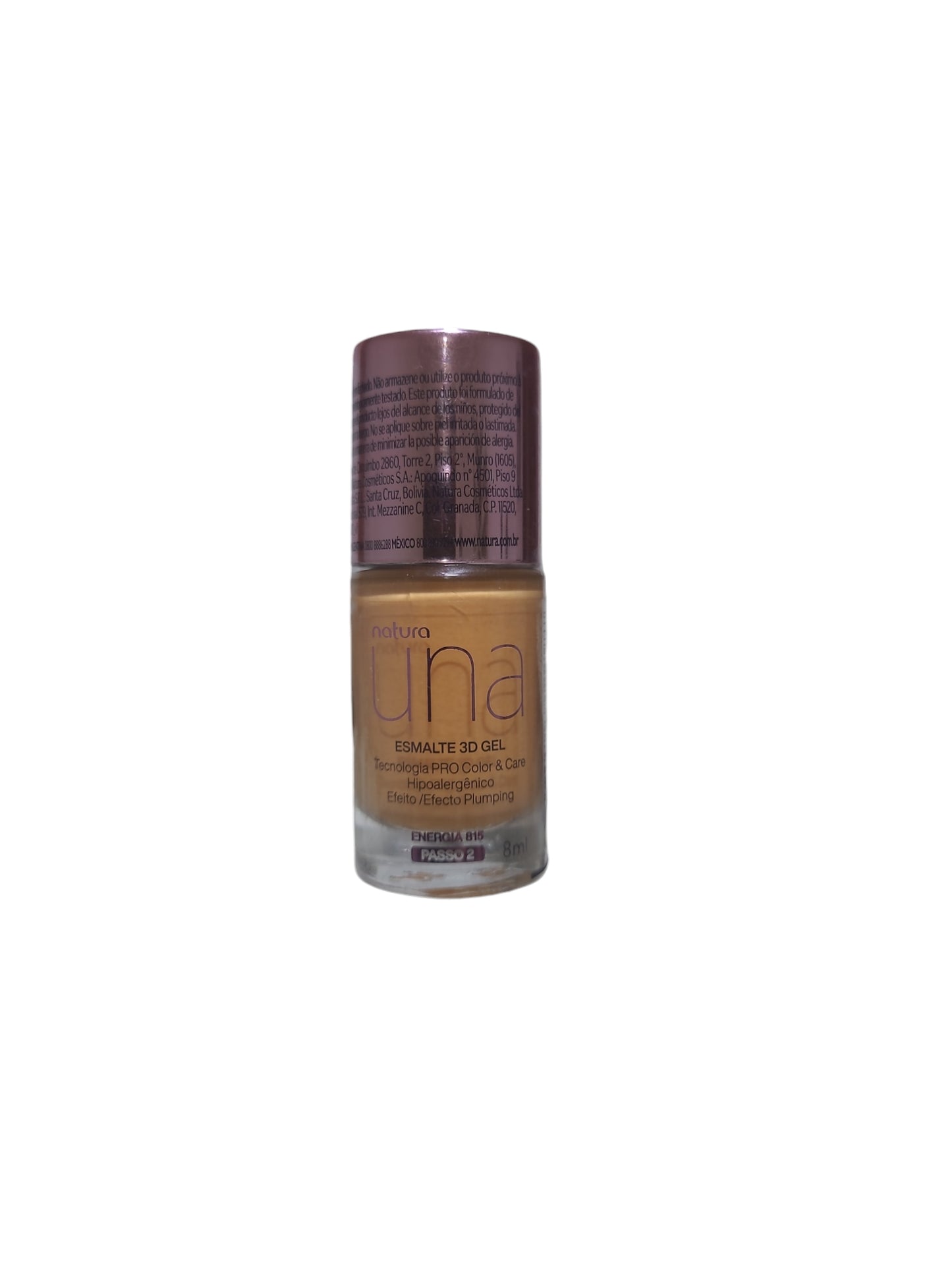 Natura Una Esmalte de uñas 3D Gel Energia 815 8ml
