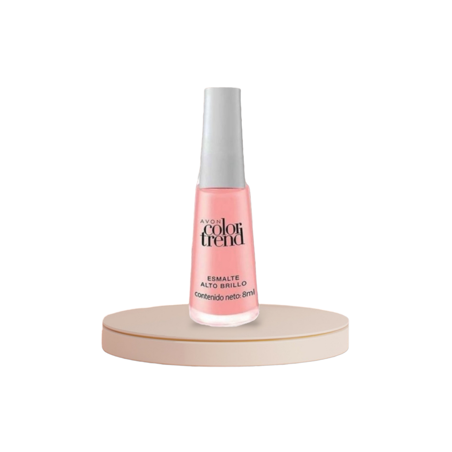 Avon Color Trend Esmalte Alto Brillo Color Rosa Limonada 7 Ml