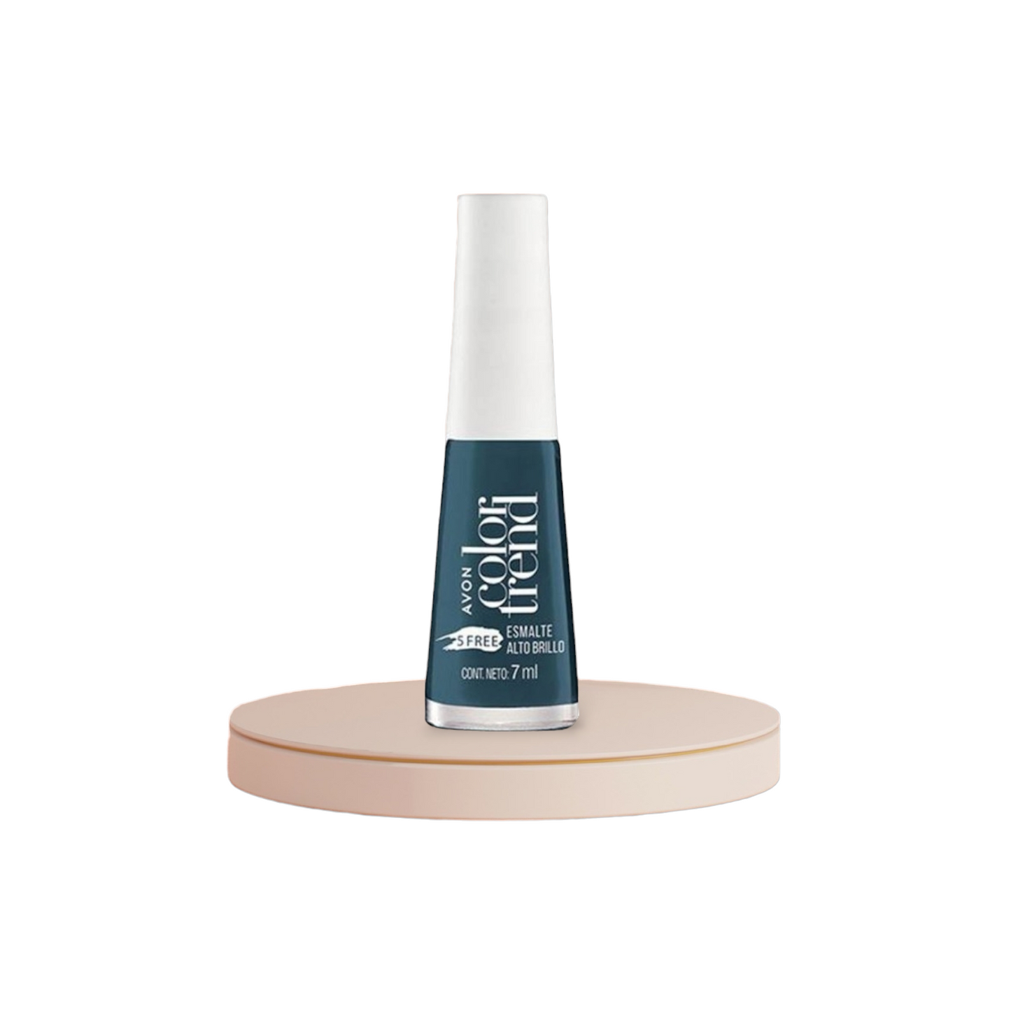Avon Color Trend Esmalte Alto Brillo Color Azul Misterio 7 Ml