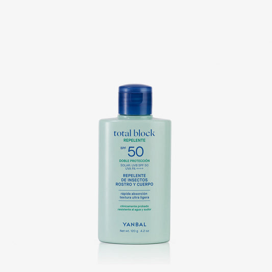 Yanbal Total Block Repelente Bloqueador Solar SPF 50 120g