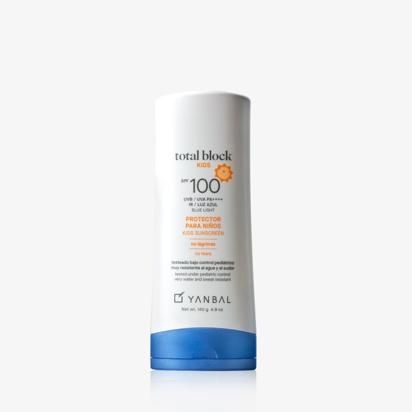 Yanbal Total Block Kids SPF 100 Protector Solar Para Niños 140g