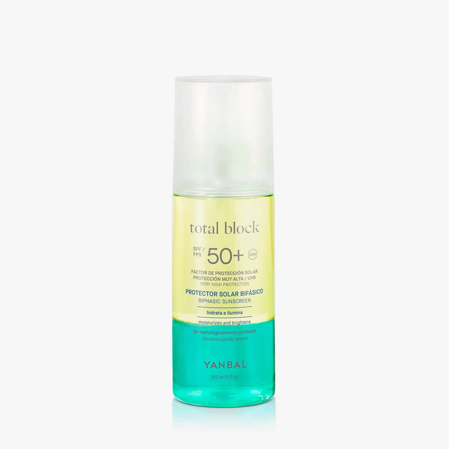 Yanbal Total Block Protector Solar Bifásico SPF 50+ 150ml
