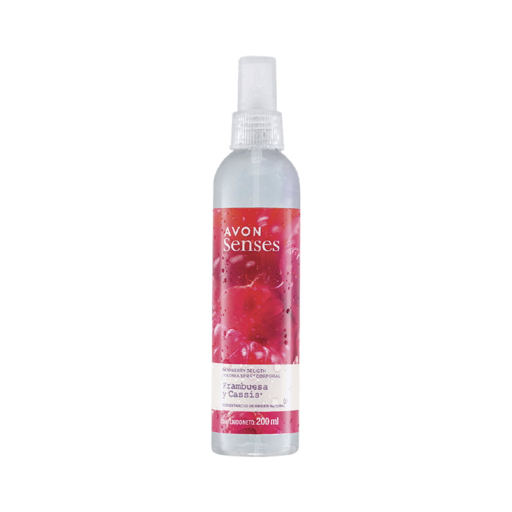 Avon Senses Spray Corporal Frambuesa y Cassis 200ml