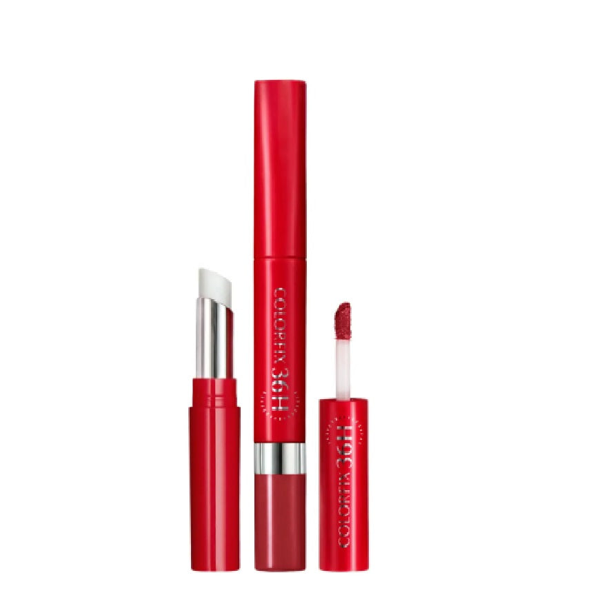 Esika Colorfix 36h Labial Duo Tattoo Rojo Tentacion 1.7g