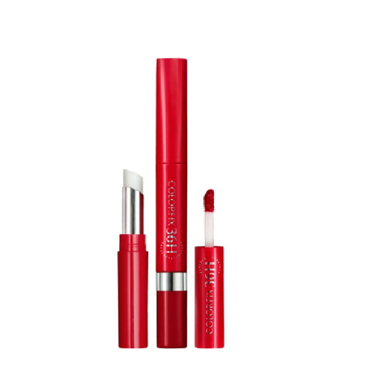 Esika Colorfix 36h Labial Duo Tattoo Rojo Valiente 1.7g