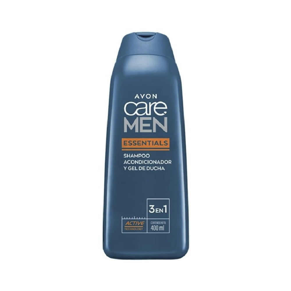 Avon Care Men Essentials Shampoo Acondicionador Y Gel De Ducha 3 En 1 400 Ml