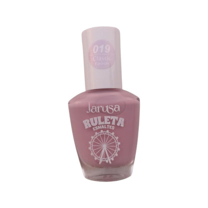 Jarusa Ruleta Esmalte De Uñas Color Pastel Tono 019 17ml