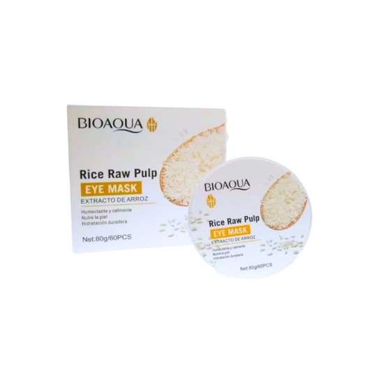 Bioaqua Mascarilla Para Ojos De Pulpa De Arroz 80g/60pcs