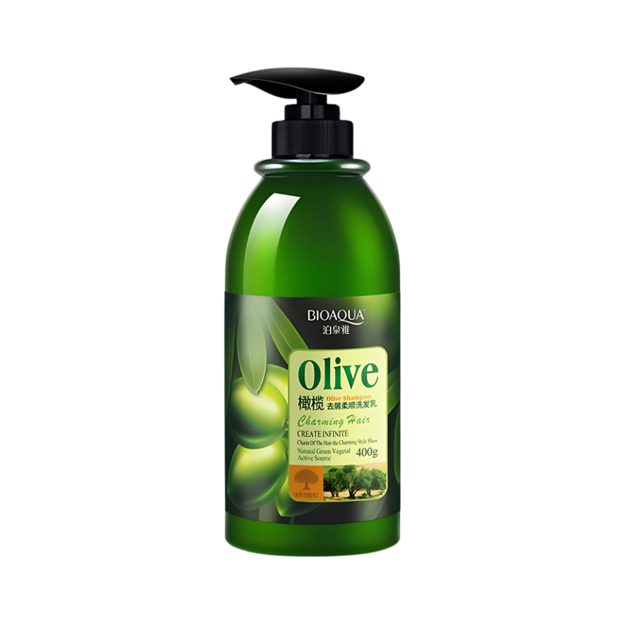 Bioaqua Shampoo Con Esencia De Oliva Para La Limpieza Del Cabello 400ml