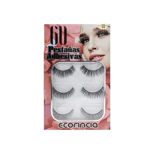 Ecorincia Pestañas Adhesivas De 3 Pares