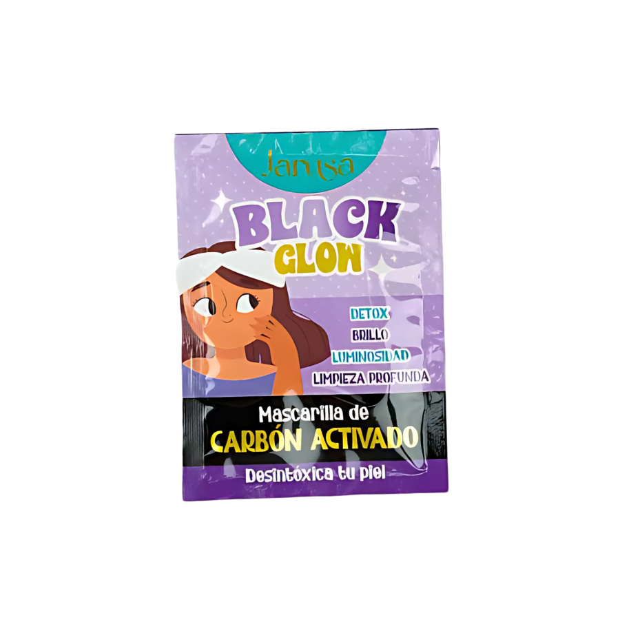 Jarusa Black Glow Mascarilla De Carbon Activado