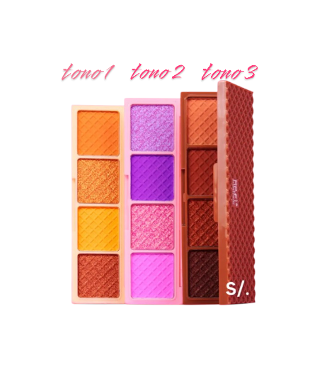 Revel Kit Rosado Sombra De Ojos Tono 01 7.6g