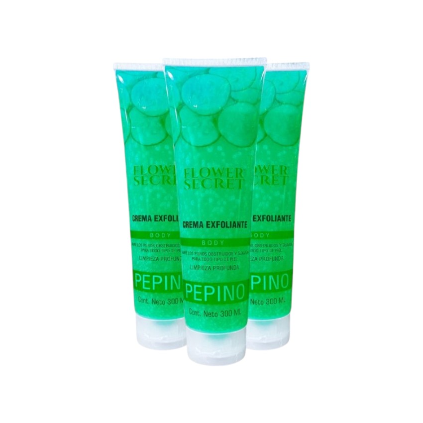 Flower Secret Crema Exfoliante Corporal De Pepino 300ml
