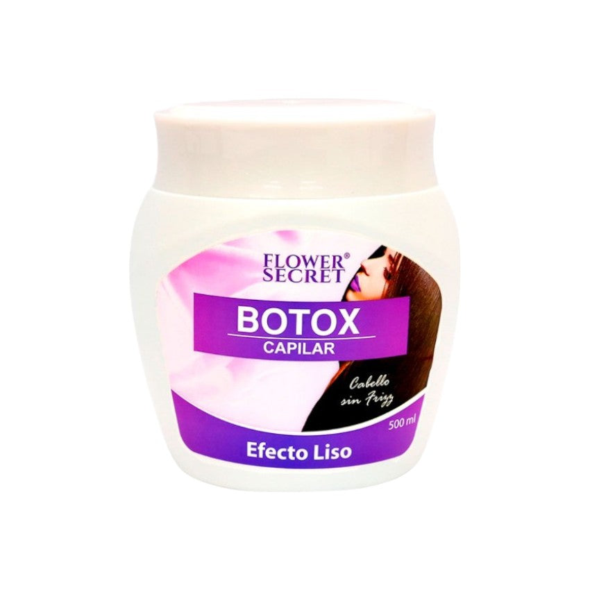 Flower Secret Botox Capilar Cabello Sin Frizz Efecto Liso 500ml