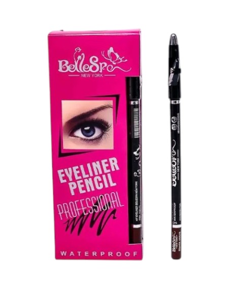 Bellespa Lapiz Delineador De Ojos Professional Tono Marron Oscuro