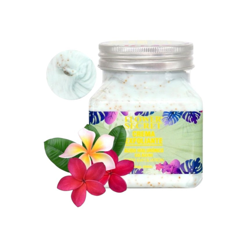 Flower Secret Crema Exfoliante Limpieza Profunda Blanco 300ml