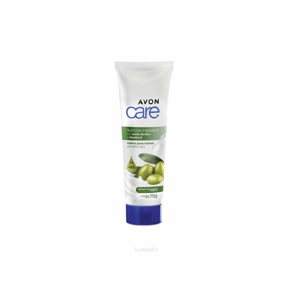 Avon Care Crema Para Manos Para Piel Extra Seca Aceite De Oliva 75G