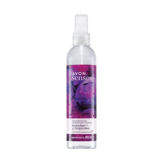 Avon Senses Arandano Y Orquidea Colonia Spray 200ml