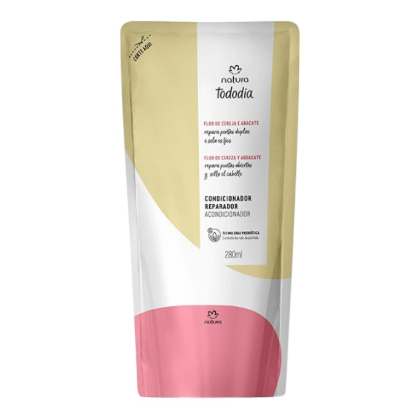 Natura Tododia Repuesto Acondicionador Reparador Flor De Cereza Y Aguacate 280ml