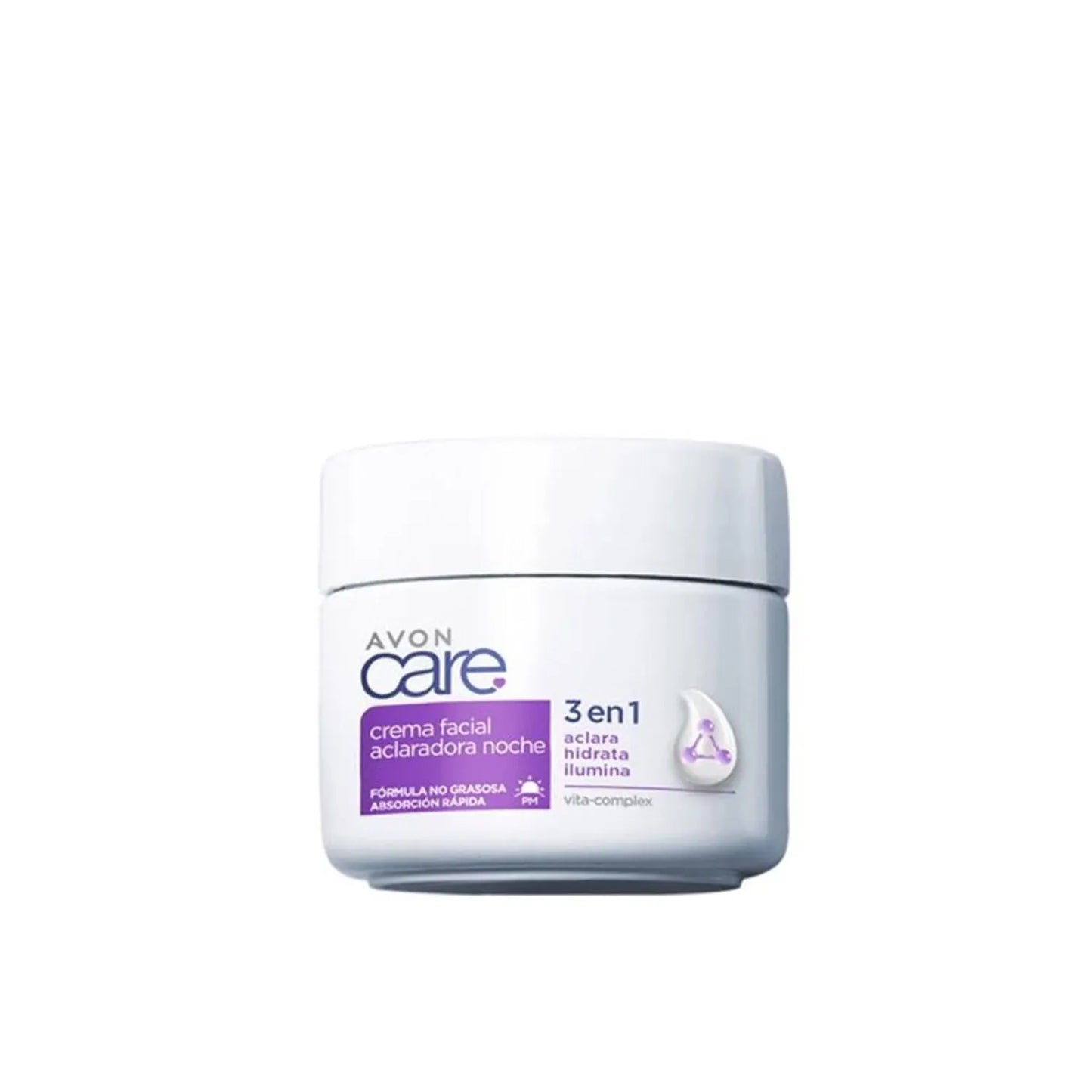 Avon 3 en 1 Crema Facial Aclaradora Con Vita Complex Noche 100g