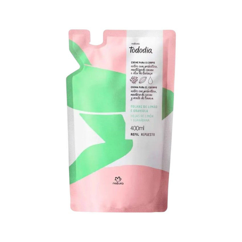 Natura Tododia Crema Corporal Hojas De Limon Y Guanabana 400ml Repuesto
