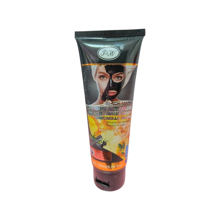 Pyw Mascarilla Facial Carbon Activado Con Acido Hialuronico 120ml