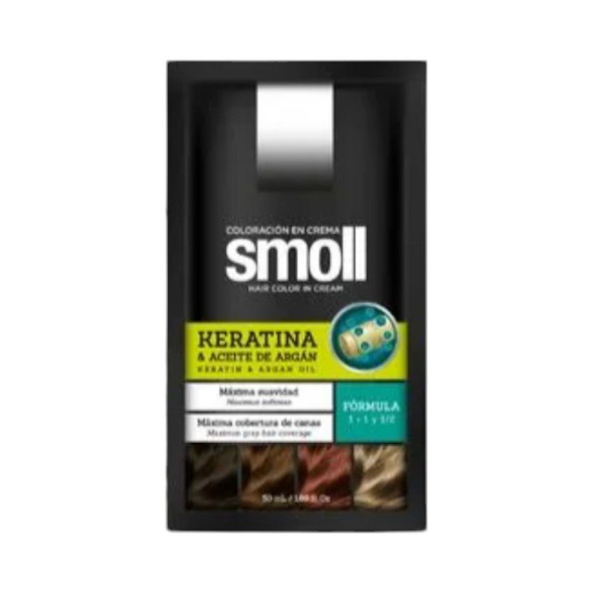 Smoll Tinte Para Cabello Tono Castaño Claro Cenizo 5.1Nc