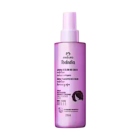 Natura Tododia Spray Rizos Reactivador Mora y Aceite de Coco 200ml