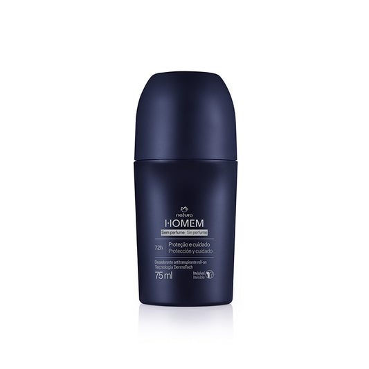 Natura Homem Desodorante Roll On Sin Perfume Masculino 75ml
