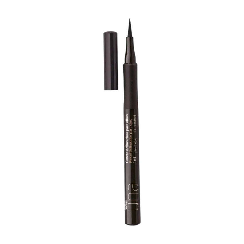 Natura Una Pincel Delineador Para Ojos Negro 1ml