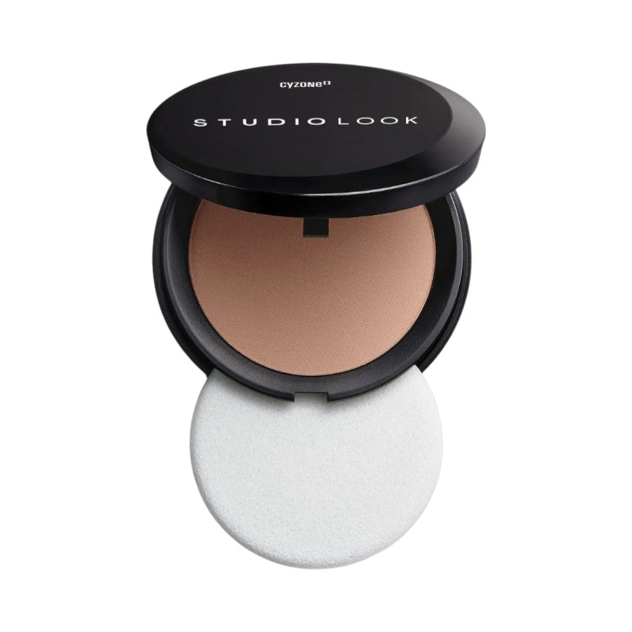 Cyzone Studio Look Polvos Compactos de Alta Cobertura FPS20 Tono Crema 7g