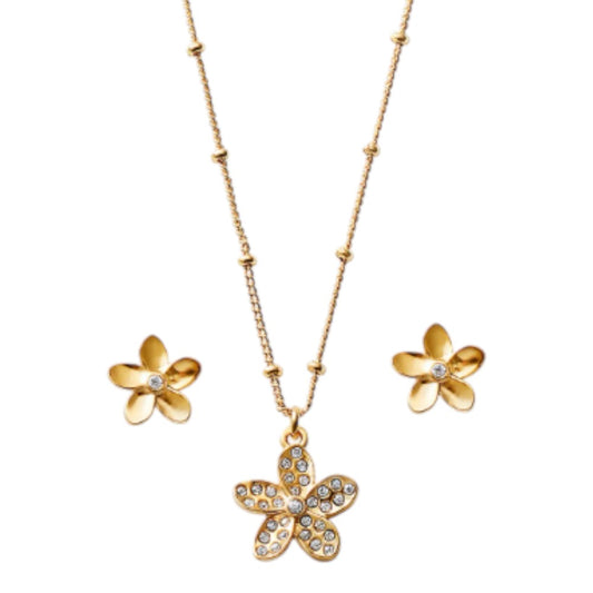 Esika Set Collar + Aretes Vida En Libertad