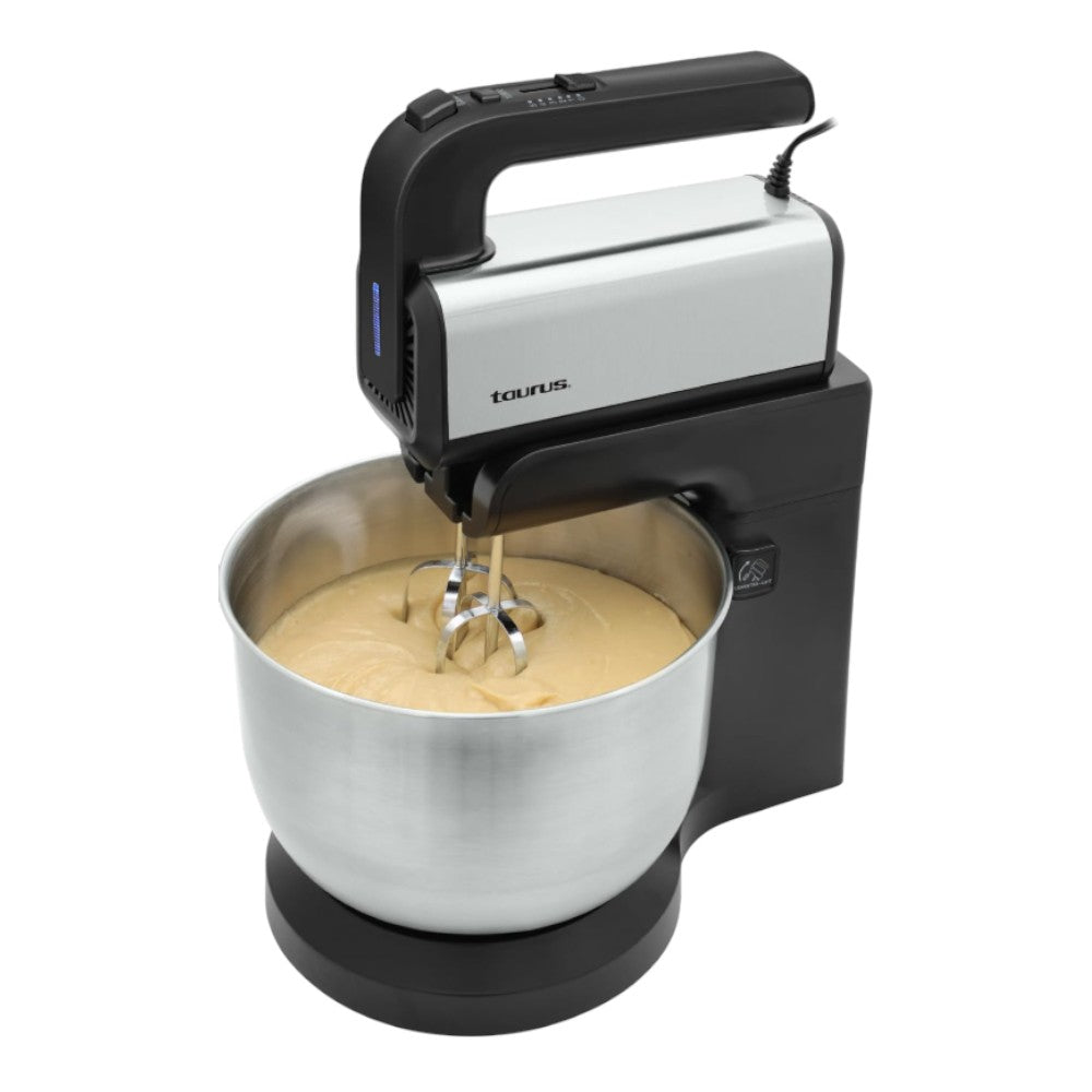 Taurus Mixing Chef  3,5L Compact Batidora De Pedestal Con Tazón Inox Giratorio De 5 Velocidades