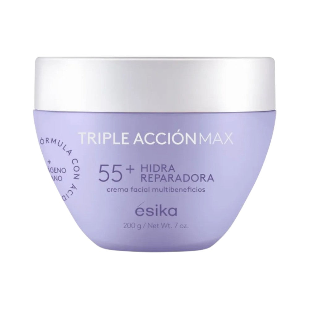 Esika Triple Accion Max 55+ Hidra Reparadora 200g