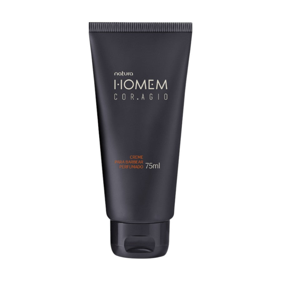 Natura Homem Coragio Crema Para Barbear Perfumado 75ml
