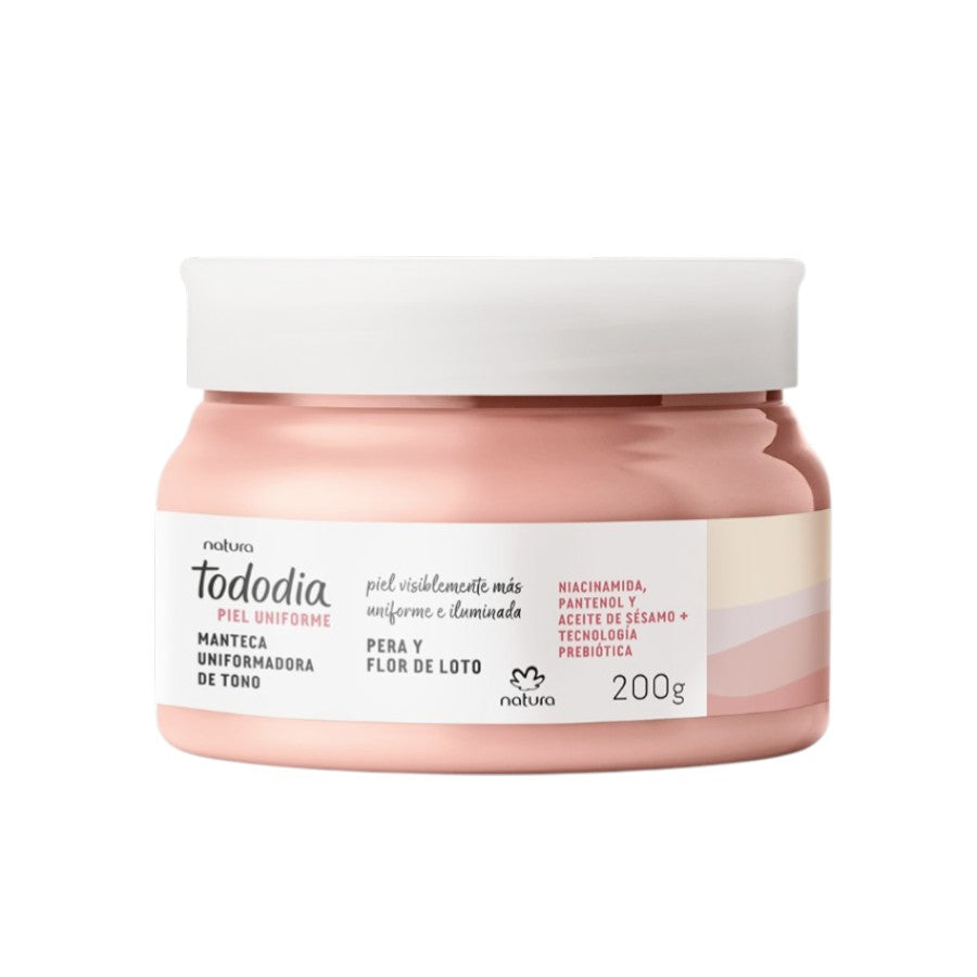 Natura Tododia Manteca Corporal Piel Uniforme Pera y Flor de Loto 200g