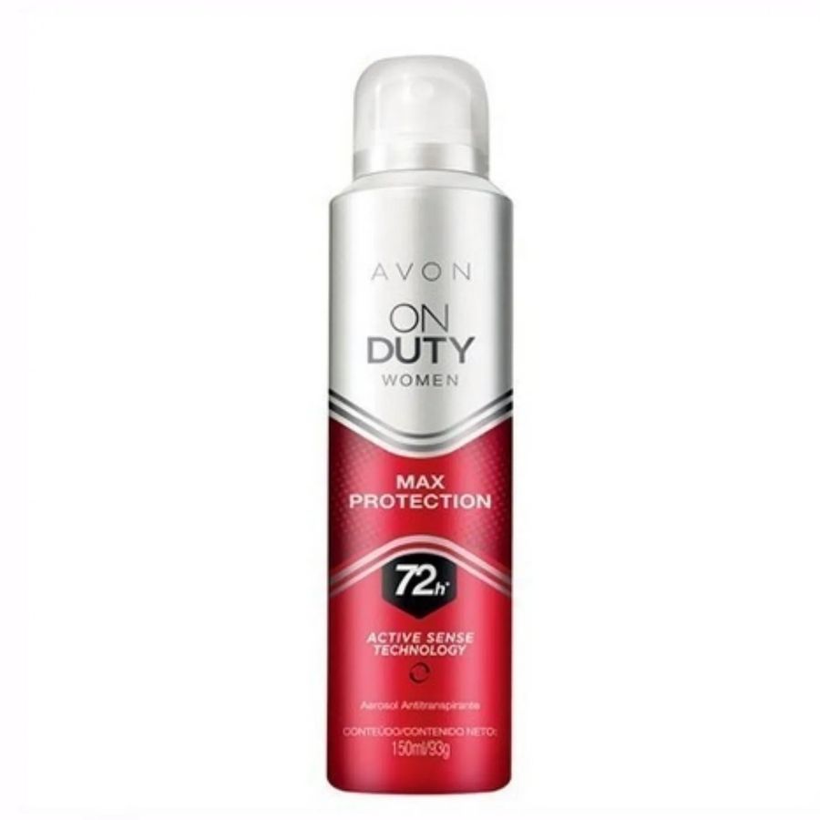 Avon On Duty Women Max Protection 72 Horas Desodorante En Aerosol 150 Ml