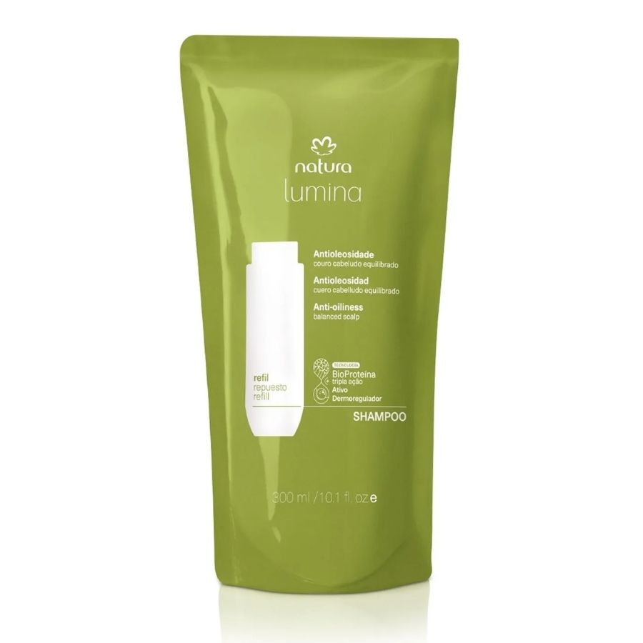 Natura Lumina Shampoo Cabello Oleoso Repuesto 300ml