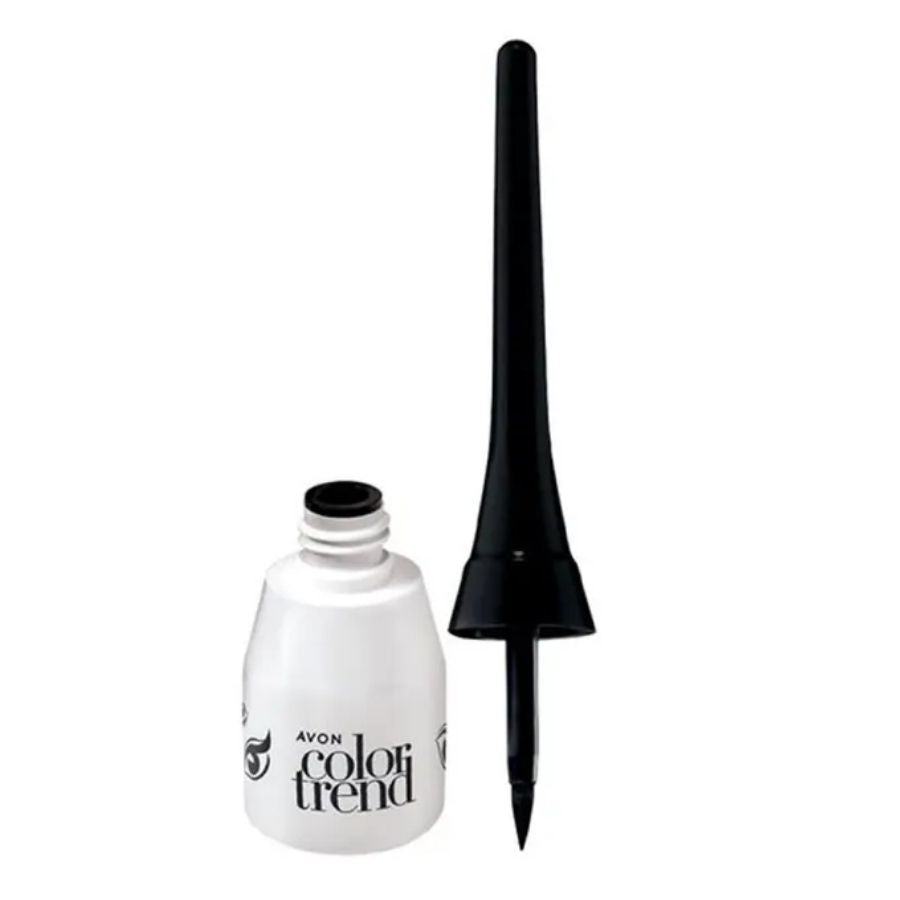 Avon Delineador Liquido Para Ojos Negro Mate 3 Ml