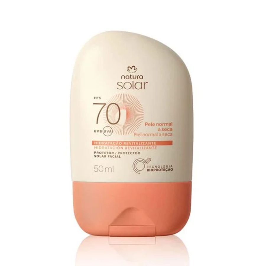 Natura Solar Facial 70 FPS Hidratacion Revitalizante 50ml