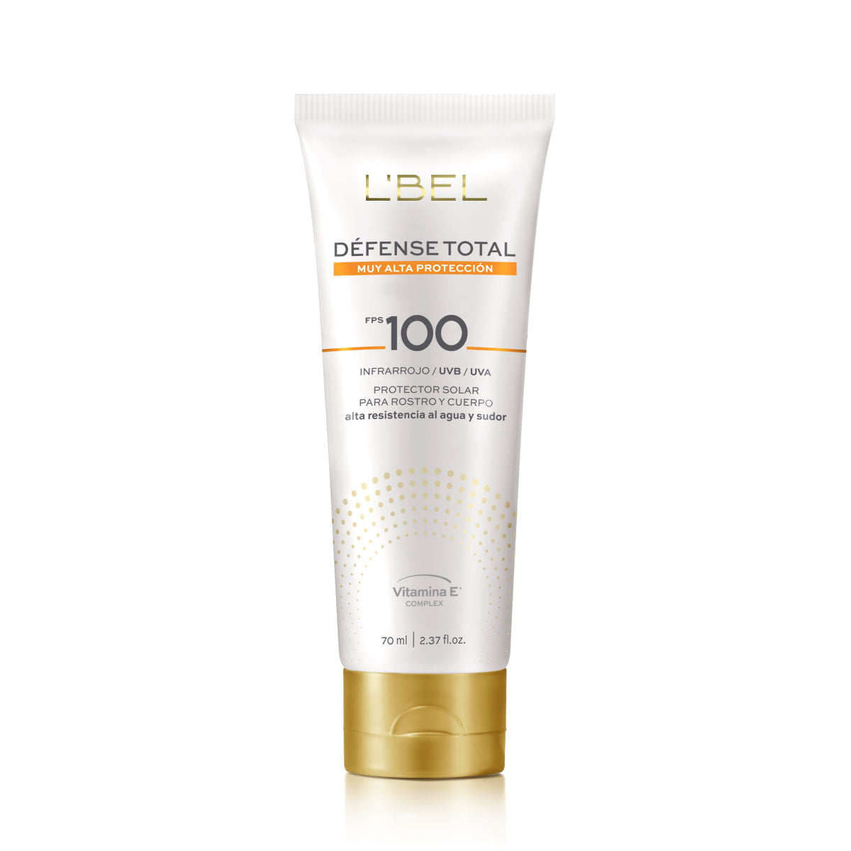Lbel Defense Total FPS100 Protector Solar para Rostro Y Cuerpo 70ml