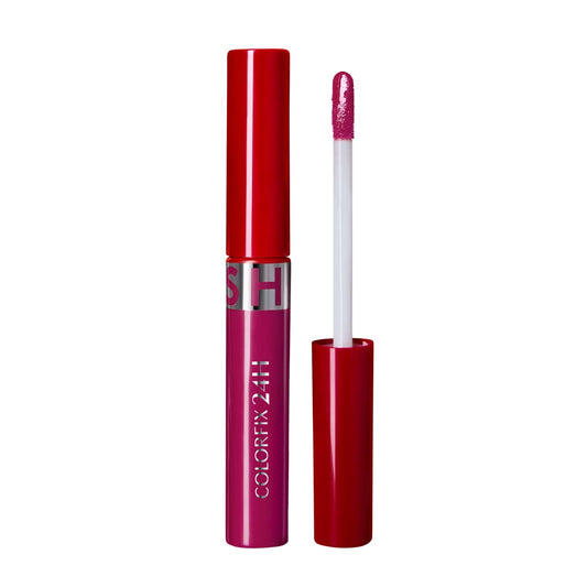 Esika Colorfix Labial Liquid Tattoo Shine Vino Encanto 4,5ml