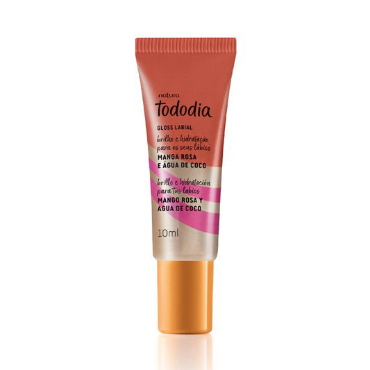Natura Tododia Gloss Labial Mango Rosa y Agua de Coco 10ml