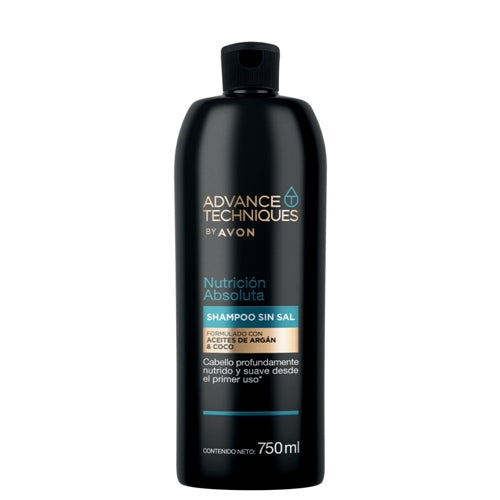 Avon Advance Techniques Nutricion Absoluta Shampoo Sin Sal 750ml