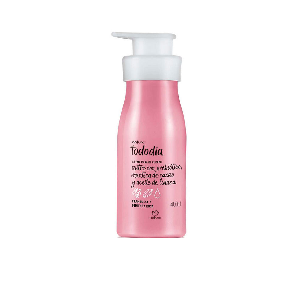 Natura Tododia  Frambuesa Y Pimienta Rosa Crema Para Cuerpo 400 Ml