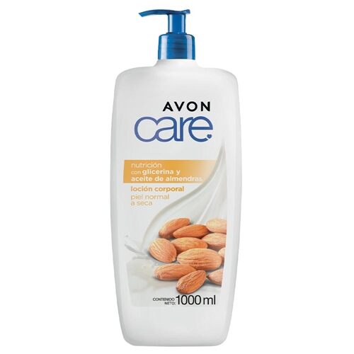 Avon Care Glicerina Y Aceite De Almendras Crema Corporal 1L