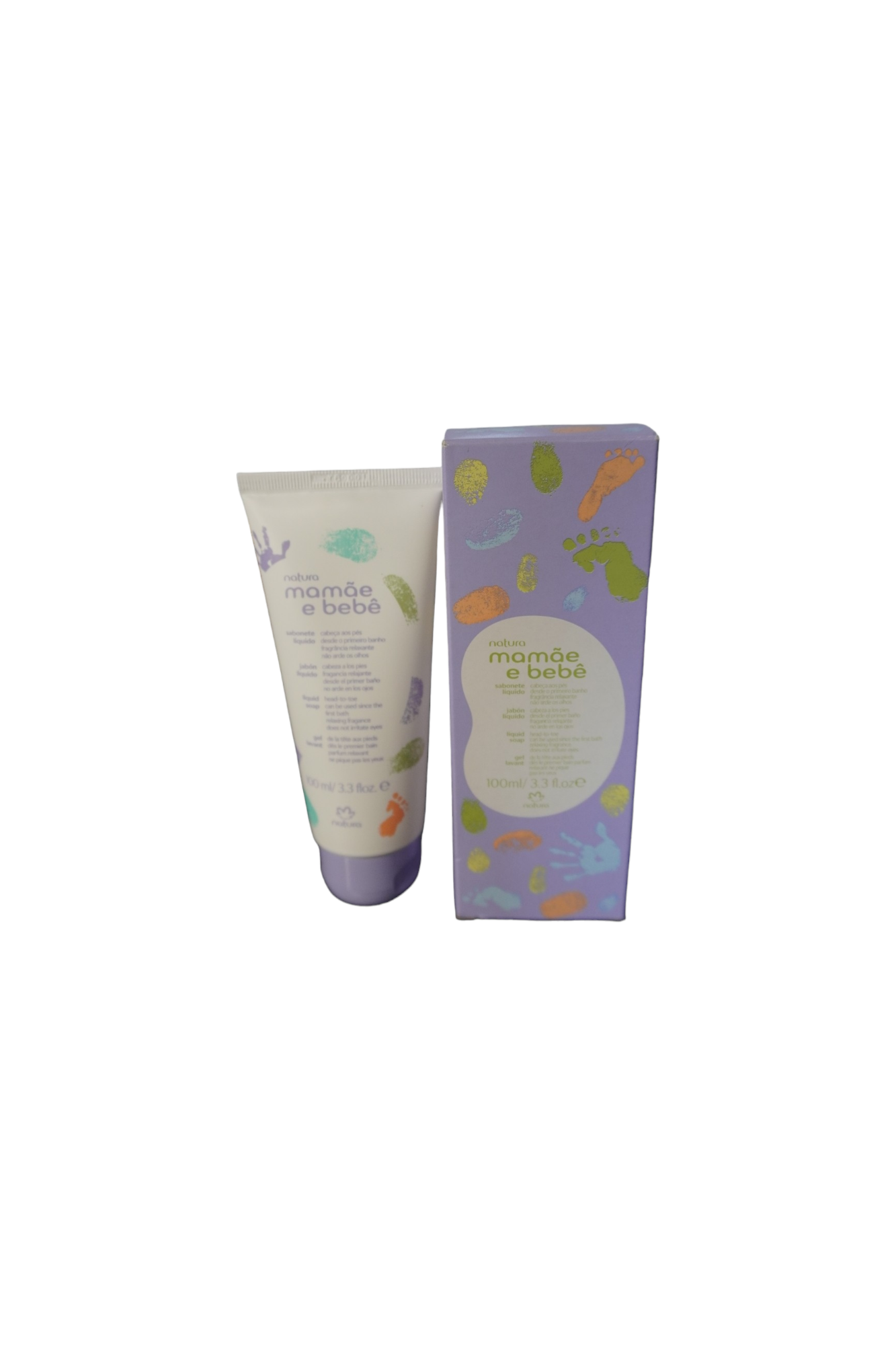 Natura Mamae E Bebe Jabon Liquido 100 Ml Morado